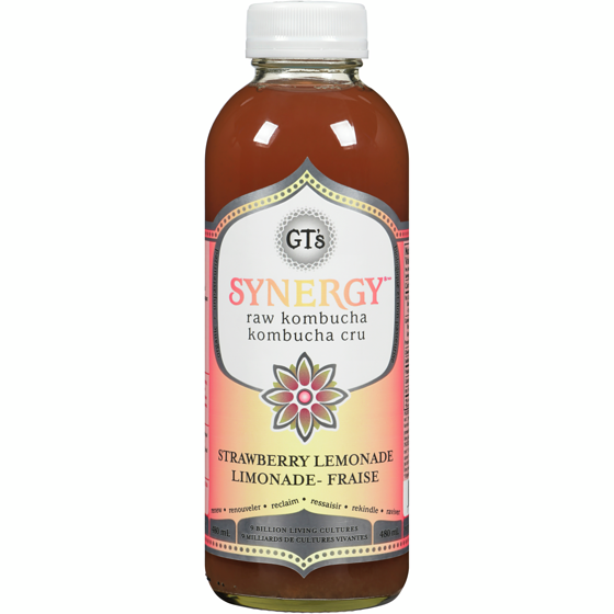 GT's Strawberry Lemonade Kombucha 480 ml, $1.04/100ml