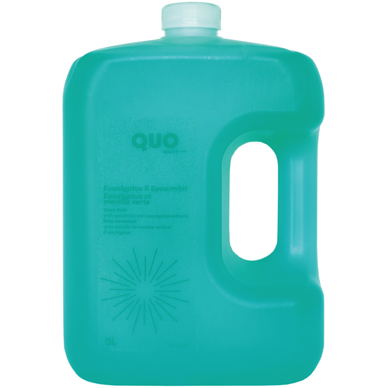 Quo Beauty Bain de mousse avec extrait d'eucalyptus et menthe verte 3 l, 0,30 $/100ml