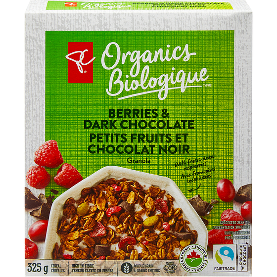 PC Organics Berries and Dark Chocolate Granola PC.ca