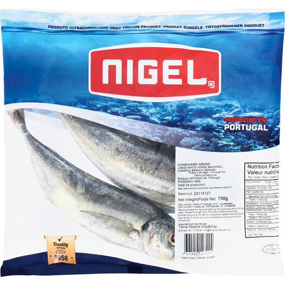 Nigel White Horse Mackerel 750 g, $1.27/100g