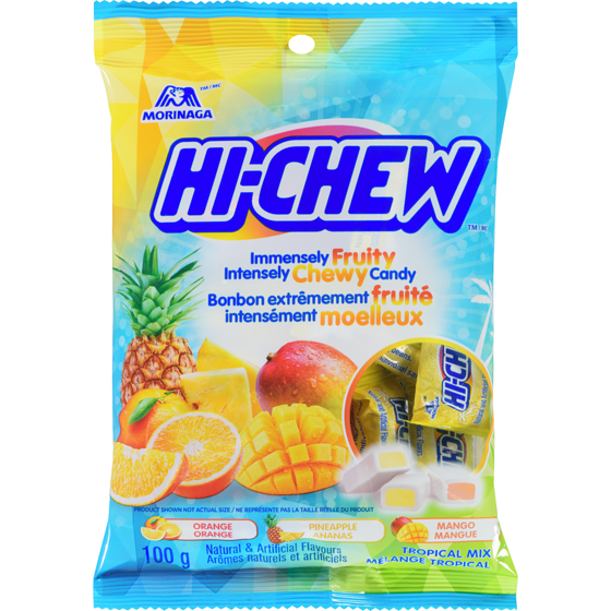 Morinaga Tropical Mix Intensely Chewy Candy 100 g, $4.29/100g