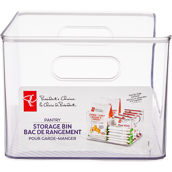 President's Choice Large Open Front  Bin 1 ea, $13.50/1ea
