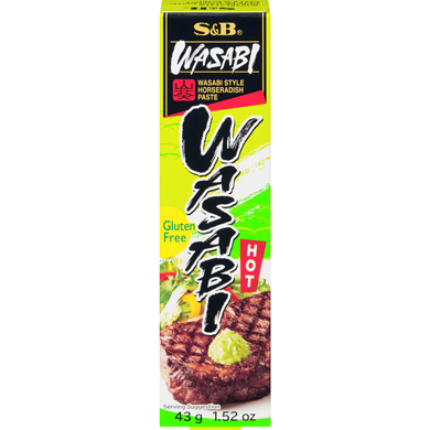 S&B Horseradish Paste With Japanese Wasabi Paste Hot 43 g, $6.95/100g