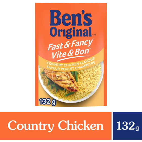 Bens FAST & FANCY Country Chicken Flavour Rice 132 g, $1.51/100g