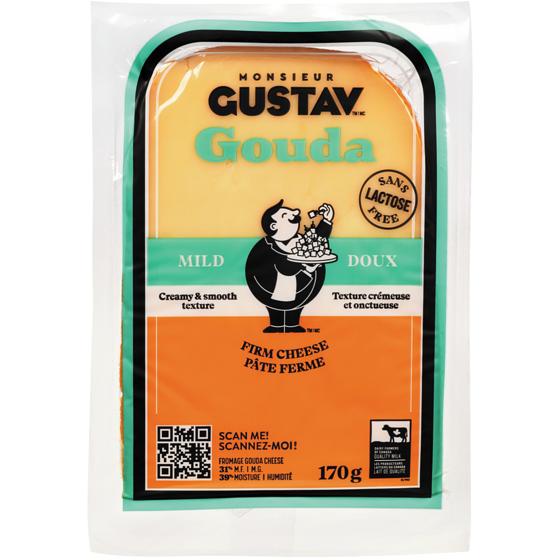 Monsieur Gustav Mild Gouda 170 g, $4.70/100g