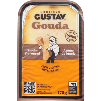 Monsieur Gustav Smoked Gouda 170 g, $4.70/100g