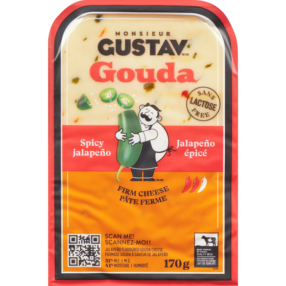 Monsieur Gustav Jalapeno Gouda 170 g, $4.70/100g