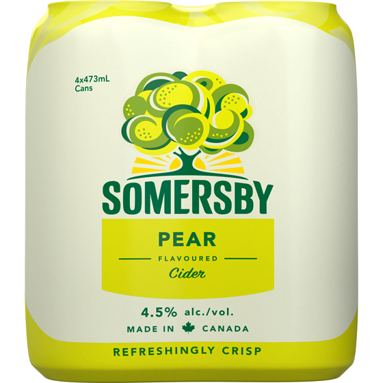 SOMERSBY Pear Cider (ID required at pick-up) 4x473.0 ml, $0.78/100ml