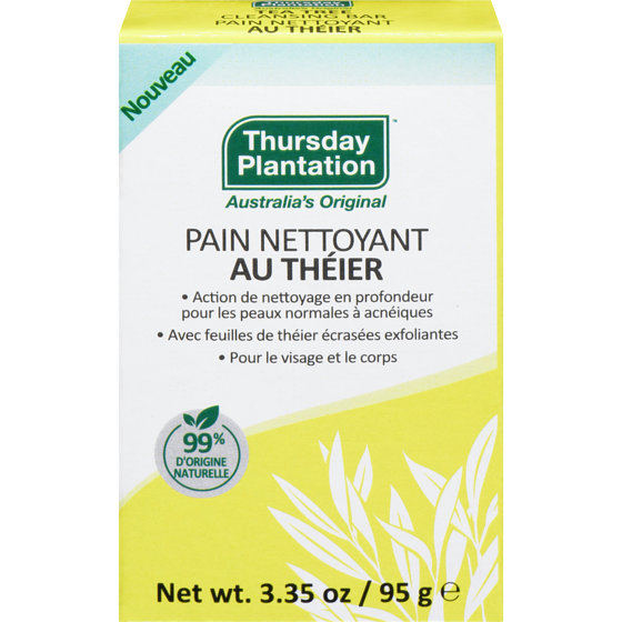 Thursday’s Plantation Barre de nettoyant au théier 95 g, 8,94 $/100g