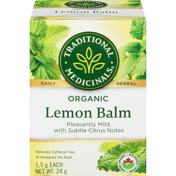 Traditional Medicinals Lemon Balm Organic Wrapped Tea Bags 16 ea, $0.44/1ea