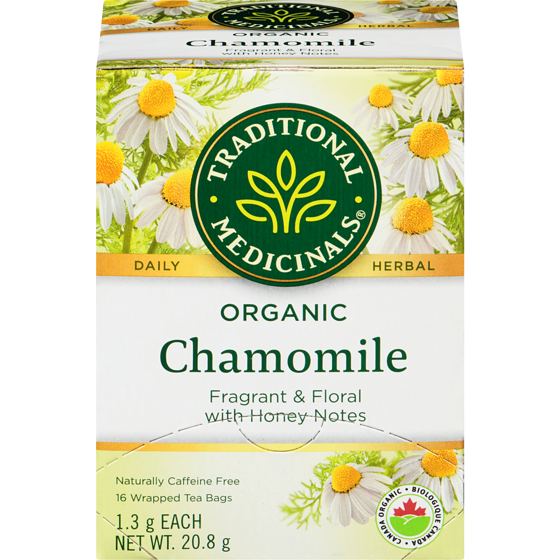 Traditional Medicinals Chamomile Organic Wrapped Tea Bags 16 ea, $0.44/1ea