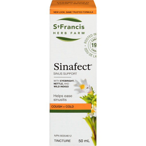 St Francis Herb Farm Cough + Cold Tincture 50 ml, $49.98/100ml