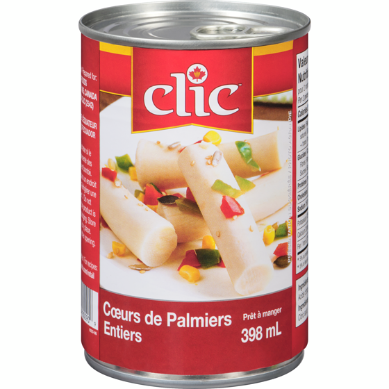 Clic Coeurs De Palmiers Entiers 398 ml, 1,08 $/100ml