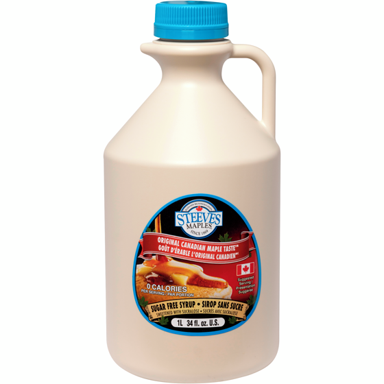 Steeves Maples Sugar Free Syrup 1 l, $0.90/100ml