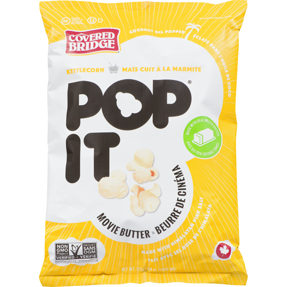 Covered Bridge Kettlecorn, Movie Butter 125 g, $3.19/100g