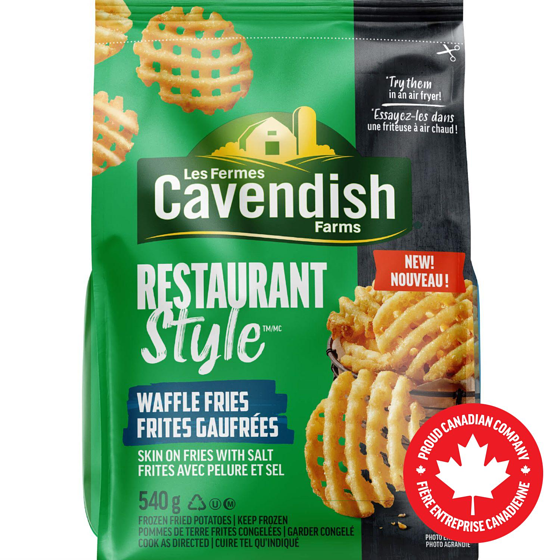 CAVENDISH FARMS Restaurant Style Waffle Fries 540 g, $0.79/100g