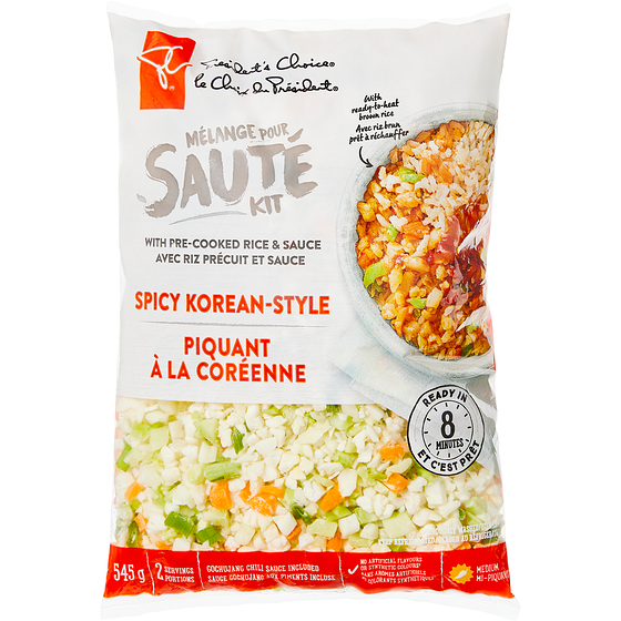 PC Spicy KoreanStyle Sauté Kit with PreCooked Rice & Sauce PC.ca