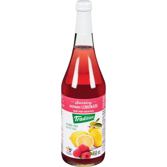 Tradition Sparkling Raspberry Lemonade 750 ml, $0.64/100ml