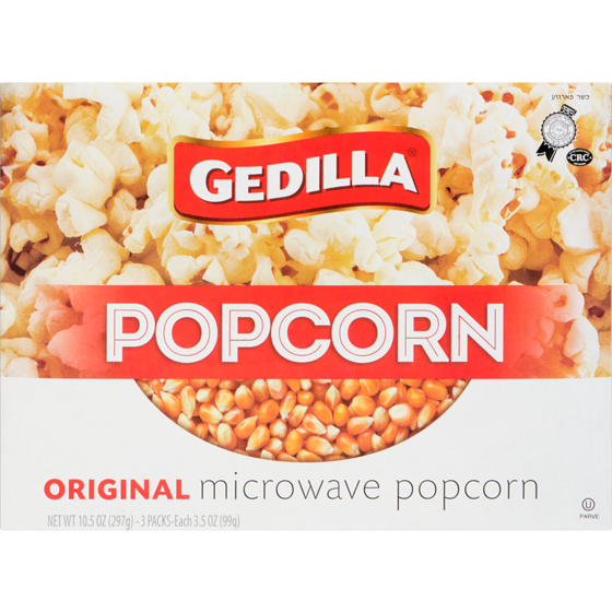 Gedilla Original Microwave Popcorn 255 g, $2.74/100g