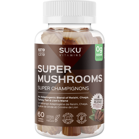 SUKU Super Mushrooms 60 ea, $0.45/1ea