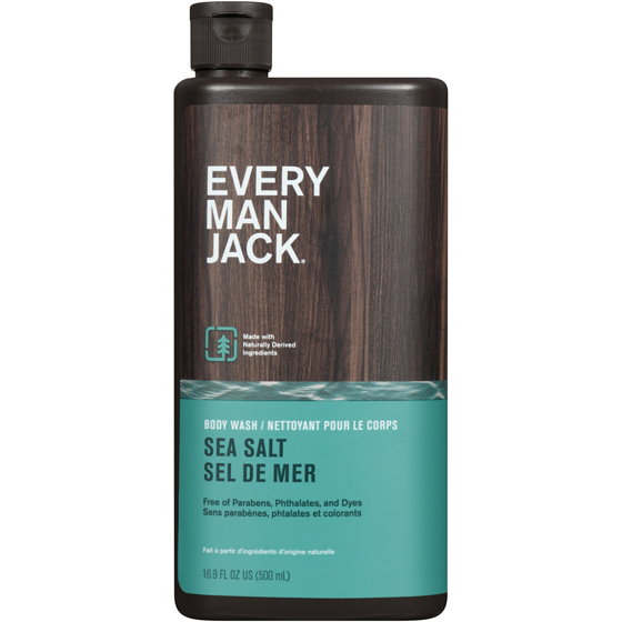 Every Man Jack Body Wash, Sea Salt + Citrus 500 ml, $2.20/100ml
