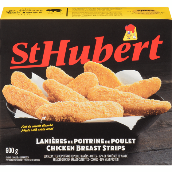 St Hubert St-Hubert Lanieres Poulet 600G 600 g, 2,67 $/100g