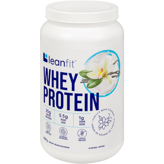LeanFit Arôme De Gousse De Vanille Whey Protein Mélange Pour Boisson 825 g, 4,73 $/100g
