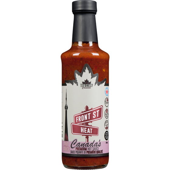 Top Shelf Front Street Heat Hot Sauce 296 ml, $4.05/100ml
