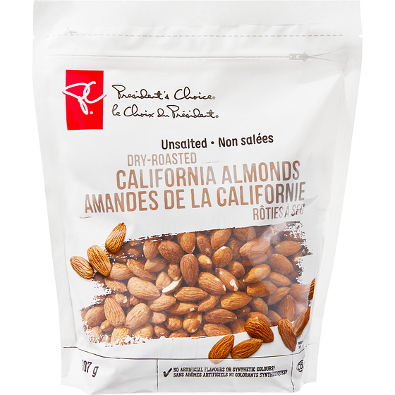 le Choix du Président Amandes de la Californie rôties à sec 907 g, 1,76 $/100g