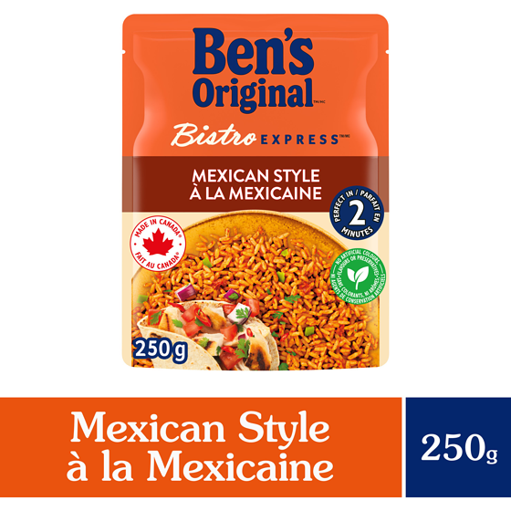 Bens BISTRO EXPRESS Mexican Style Rice 250 g, $2.00/100g