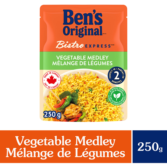 Ben’s BISTRO EXPRESS plat d'accompagnement de riz aux mélange de légumes 250 g, 1,40 $/100g