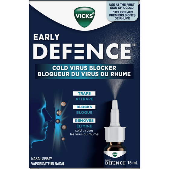 Vicks Early Defence Nasal Spray, Cold Virus Blocker 15 ml, $106.60/100ml