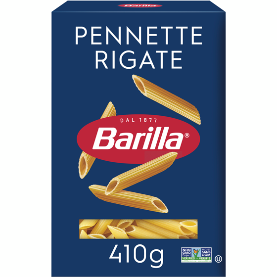 Barilla Pennette Rigate Pasta 410 g, $0.73/100g