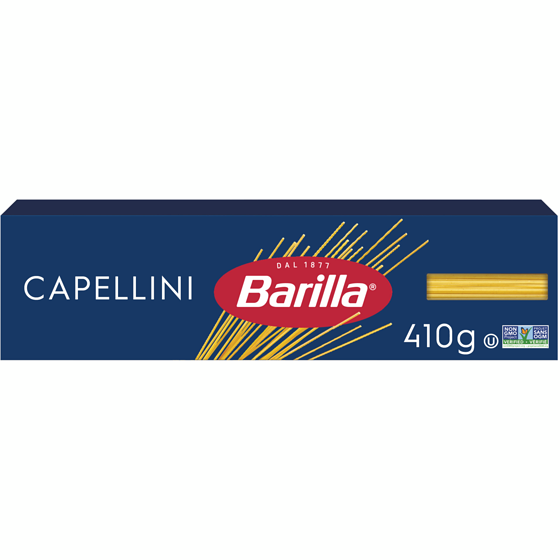 Barilla Capellini Pasta 410 g, $0.73/100g