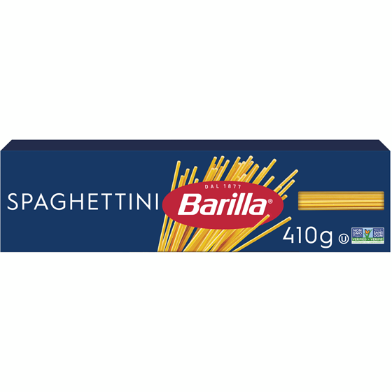 Barilla Pâtes Spaghettini 410 g, 0,73 $/100g