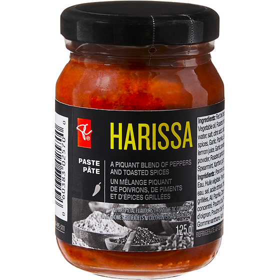 PC Collection noire Pâte harissa 125 g, 3,83 $/100g
