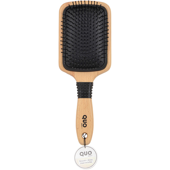 Quo Beauty Wood Collection Paddle Hair Brush 1 ea, $23.00/1ea