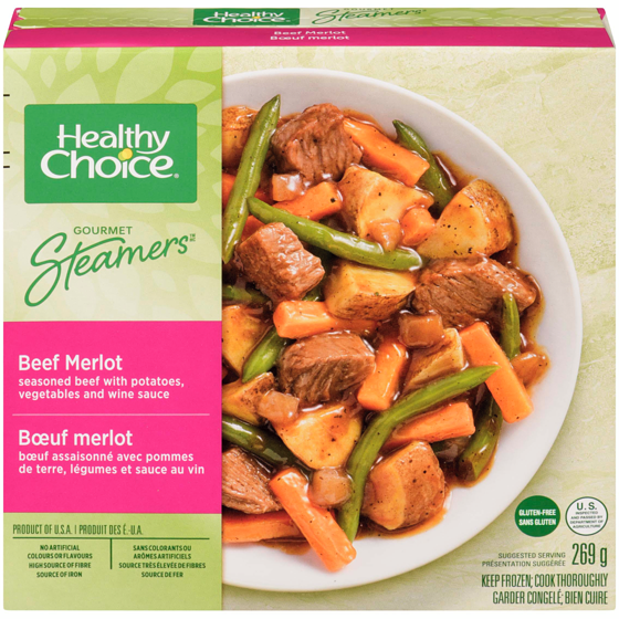 Healthy Choice Gourmet Steamers Beef Merlot 269 g, $2.60/100g