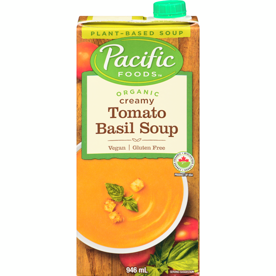 Pacific Foods Creamy Tomato Basil Soup Organic 946 ml, $0.79/100ml