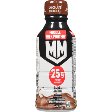 Muscle Milk Protein Boisson protéinée Chocolat 414 ml, 0,72 $/100ml