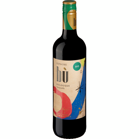 Bu Red Wine Tempranillo Bio (ID required at pick-up) 750 ml, $1.93/100ml