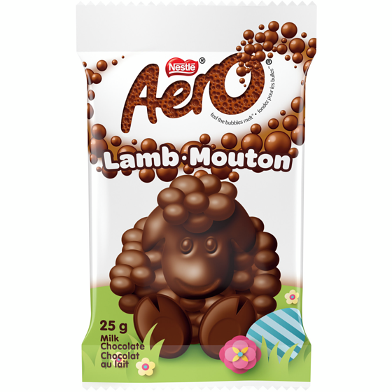 Nestlé Aero Milk Chocolate Easter Lamb 25 g, $8.00/100g