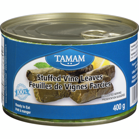Tamam Stuffed Vine Leaves 400 g, $1.00/100g