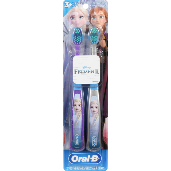 Oral B Disney Frozen II Toothbrush, Extra Soft, 2 Pieces 2 ea, $4.50/1ea