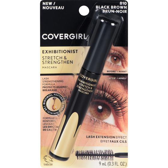 Cover Girl Exhibitionist Stretch & Strengthen Mascara 810 Black Brown 9 ml, $155.44/100ml