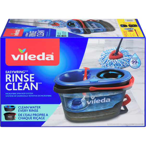 Vileda RinseClean Spin Mop & Bucket System 1 ea, $78.99/1ea