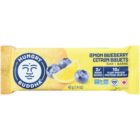 Hungry Buddha Lemon Blueberry Keto Bar 40 g, $8.73/100g