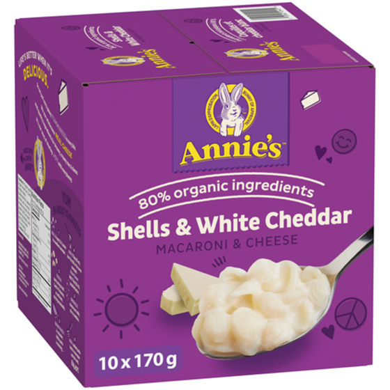 Annie's Shells & White Cheddar Macaroni & Cheese 1.7 kg, $1.35/100g