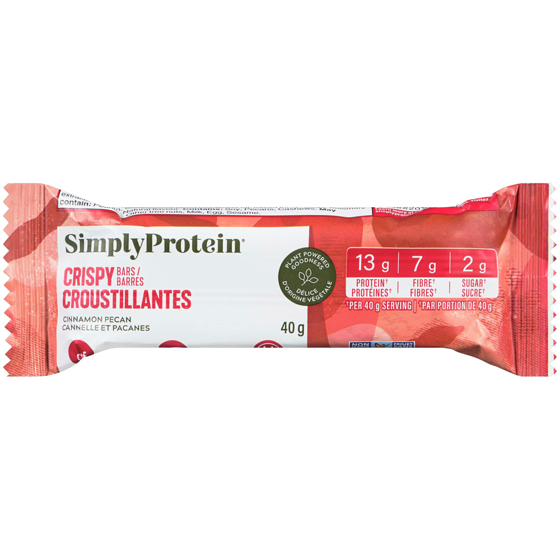 Simply Protein Snack Bar Cinnamon Pecan 40 g, $8.23/100g