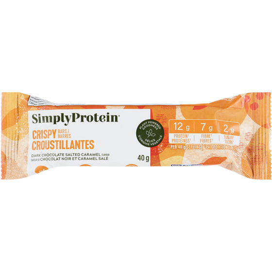 Simply Protein Snack Bar Dark Chocolate Salted Caramel Flavour 40 g, $8.23/100g